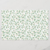 Baby shower van de begroting voor boslanddieren (Achterkant)