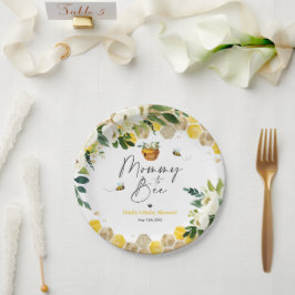 Baby shower van de bijen papieren bordje
