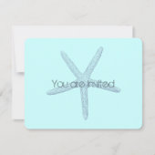 Baby shower van de blauwe doornhaai kaart (Voorkant)