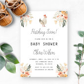 Baby shower van de broedeieren kaart