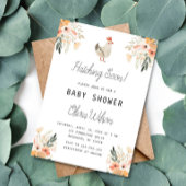 Baby shower van de broedeieren kaart
