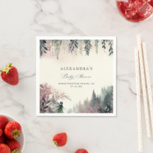 Baby shower van de Enchanted Forest Fairy Mountain