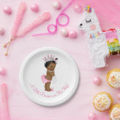 Baby shower van de Etnische Prinses Parels Papieren Bordje (Feest)