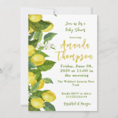 Baby shower van de Floral Main Squeeze, vers Kaart (Voorkant)