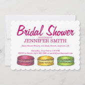 Baby shower van de Franse koekjeskoekjeskoekjes me Kaart (Voorkant)