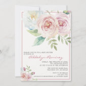 Baby shower van de groenery Mauve Kaart (Voorkant)