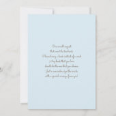 Baby shower van de Heilige Koe Uitnodiging (Achterkant)