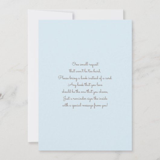 Baby shower van de Heilige Koe Uitnodiging (Achterkant)