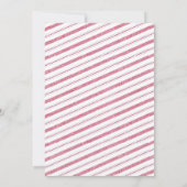 Baby shower van de kerstman kaart (Achterkant)