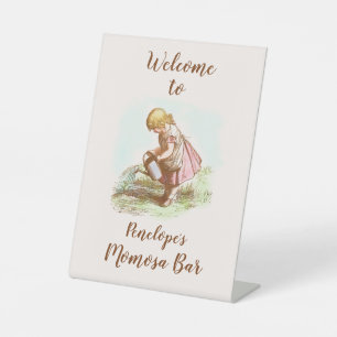  Baby shower van de Kindertuin Momosa Bar, bord Reclamebord Met Voetstuk