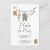 Baby shower van de klare kledinglijn brengt een bo informatiekaartje (Voorkant)