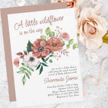 Baby shower van de Kleine Autumn Flowers