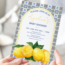 Baby shower van de Lemon Mosaic in het Middellands
