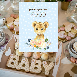 Baby shower van de Levensmiddelentafel Poster