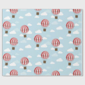 Baby shower van de luchtballon Unisex Kinderen Cadeaupapier (Vlak)