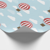 Baby shower van de luchtballon Unisex Kinderen Cadeaupapier (Hoek)
