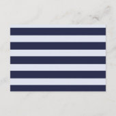 Baby shower van de luidop van de walvisvaarder informatiekaartje (Achterkant)