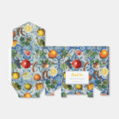 Baby shower van de mediterrane zomerblauwe mozaïek bedankdoosjes (Uitgevouwen)