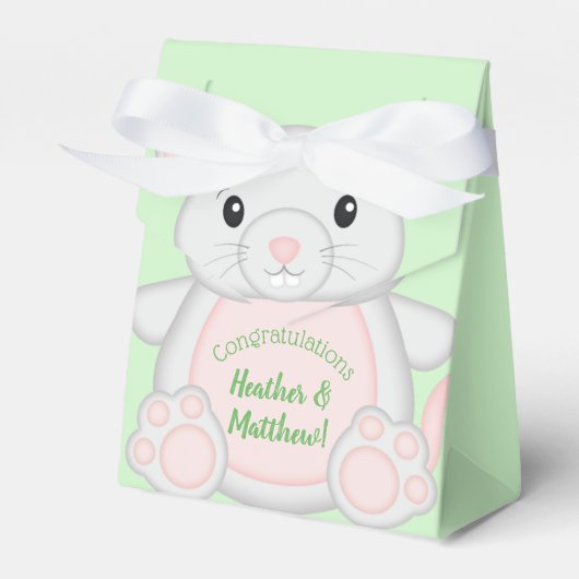 Baby shower van de muis bedankdoosjes (Voorkant Zijde)