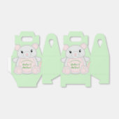 Baby shower van de muis bedankdoosjes (Uitgevouwen)