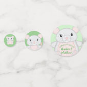 Baby shower van de muis confetti (Voorkanten)