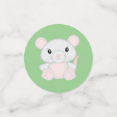 Baby shower van de muis confetti (Kleine voorkant)