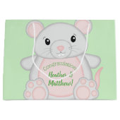 Baby shower van de muis groot cadeauzakje (Voorkant)