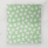 Baby shower van de muis plaatskaartje (Binnenkant ongevouwen)