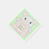 Baby shower van de muis servet (Hoek)