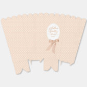 Baby shower van de perzikboog bedankdoosjes (Ongevouwen)