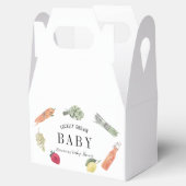 Baby shower van de plaatselijke landbouwmarkt bedankdoosjes (Geopend)