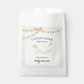 Baby shower van de plaatselijke landbouwmarkt bedankzakje (Voorkant)