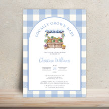 Baby shower van de plaatselijke landbouwmarkt