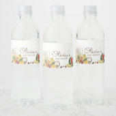 Baby shower van de plaatselijke landbouwmarkt waterfles etiket (Flessen)