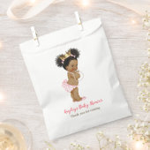 Baby shower van de  prinses van Afrika Bedankzakje (Geknipt)