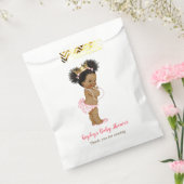 Baby shower van de  prinses van Afrika Bedankzakje (Gezegeld)