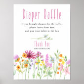 Baby shower van de Raffle van de Raffle van de Sch Poster (Voorkant)