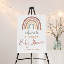 Baby shower van de regenboog van Tones Boho