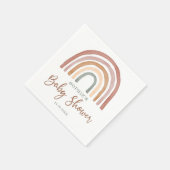 Baby shower van de regenboog van Tones Boho Servet (Hoek)