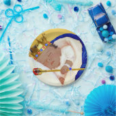 Baby shower van de Royal Prince Boy Papieren Bordje (Feest)