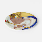 Baby shower van de Royal Prince Boy Papieren Bordje (Gekanteld)