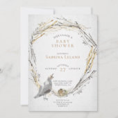 Baby shower van de Rustige Quail- en Baby Nest-Wat Kaart (Voorkant)