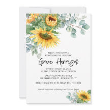 Baby shower van de Rustige zonnebloem Eucalyptus G