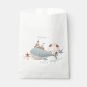 Baby shower van de schattige walvis bedankzakje (Voorkant)