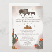 Baby shower van de sociale afstandsmeisjes per pos kaart (Voorkant / Achterkant)