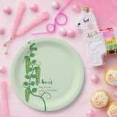Baby shower van de suikererwt papieren bordje (Feest)