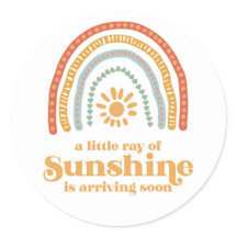 Baby shower van de Sunshine Boho-regenboog