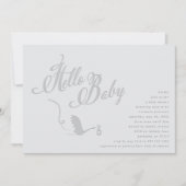 Baby shower van de torenspits kaart (Voorkant)