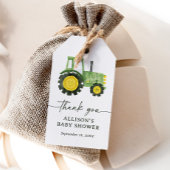 Baby shower van de trekker cadeaulabel