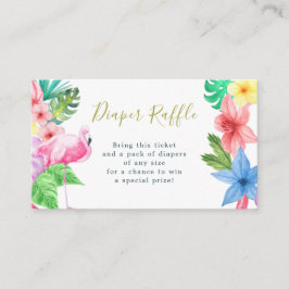 Baby shower van de tropische luau van het luidoper informatiekaartje